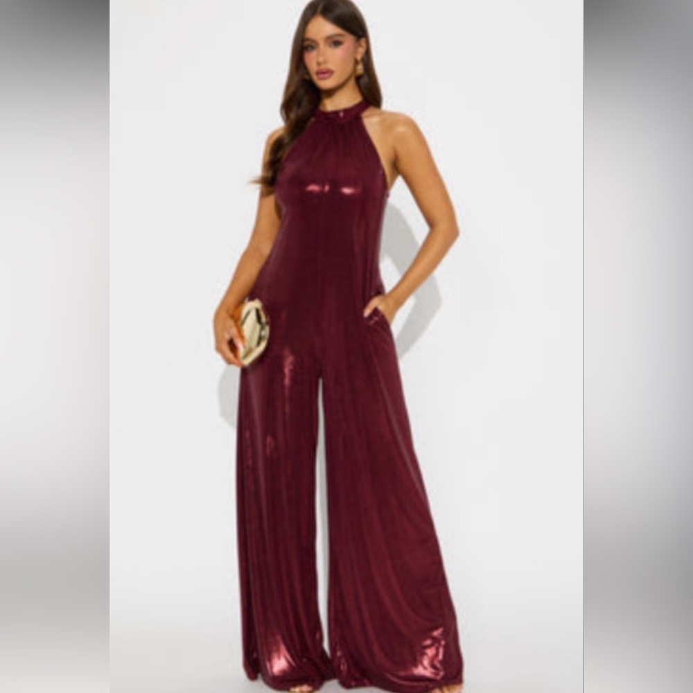 Fashion Nova Liquid Lust Jumpsuit